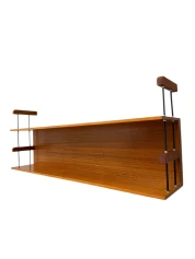 Mid-Century Modern Wall Mounted Shelf by Walter Wirtz for Wilhelm Renz, 1960s